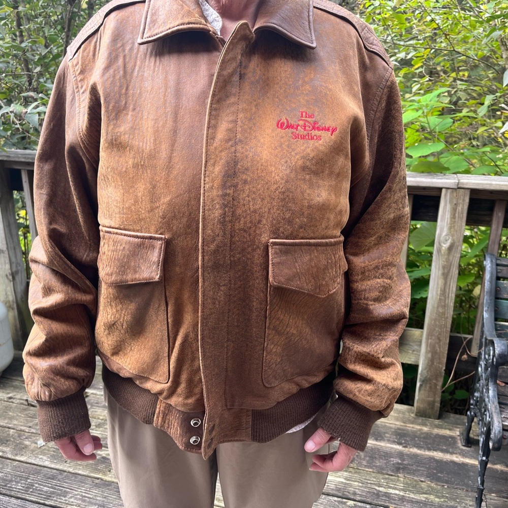 Vintage Disney studios leather jackets